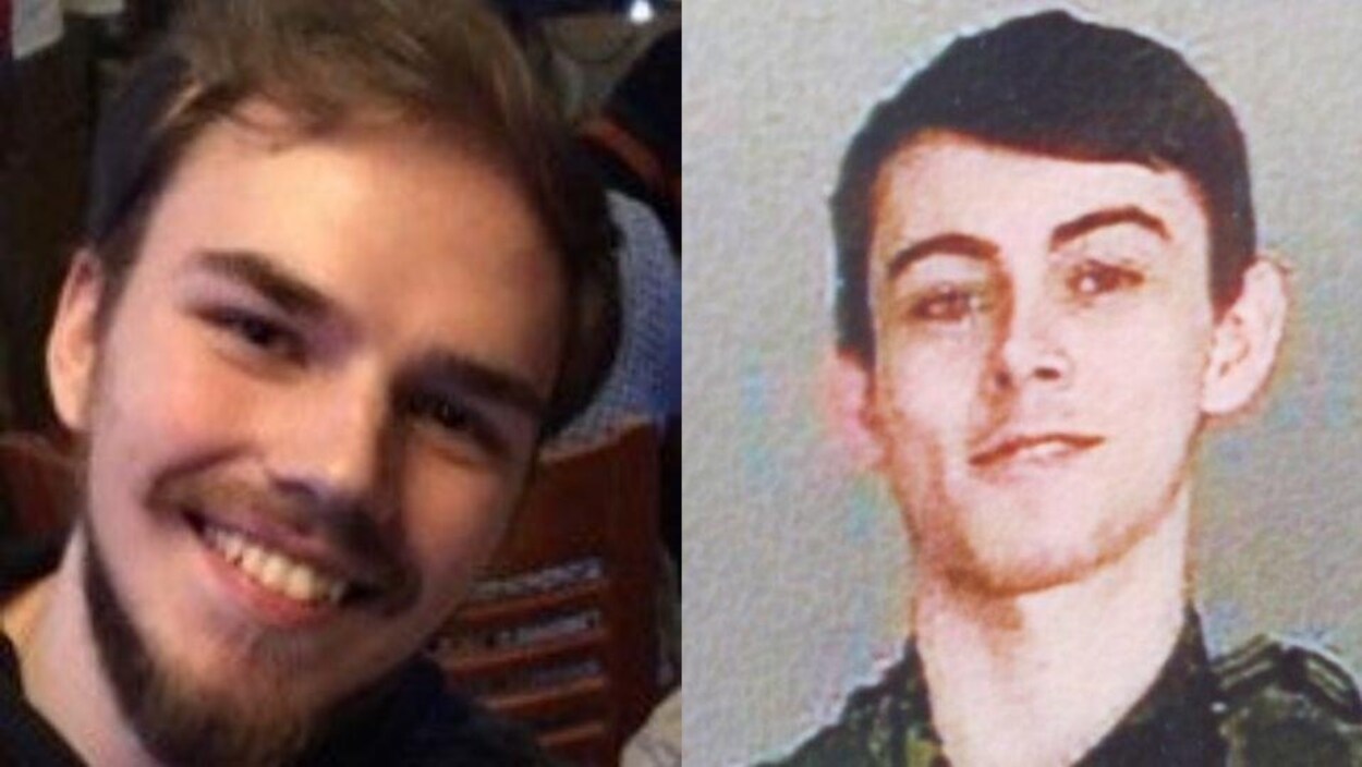 Photos de deux jeunes hommes.