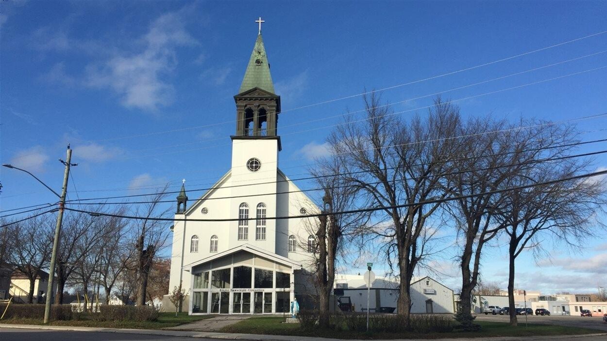 Une église.