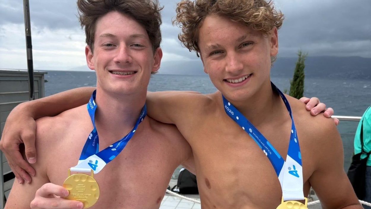 Samuel McCaffrey et Kash Tarasoff en or au 3 m synchronisé des mondiaux juniors