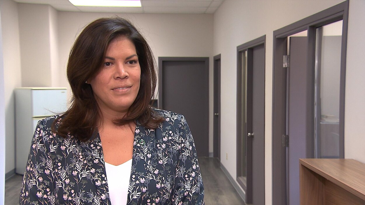 Kateri Jourdain en entrevue à Radio-Canada.