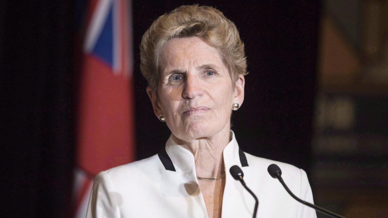 La première ministre ontarienne Kathleen Wynne La première ministre ontarienne Kathleen Wynne