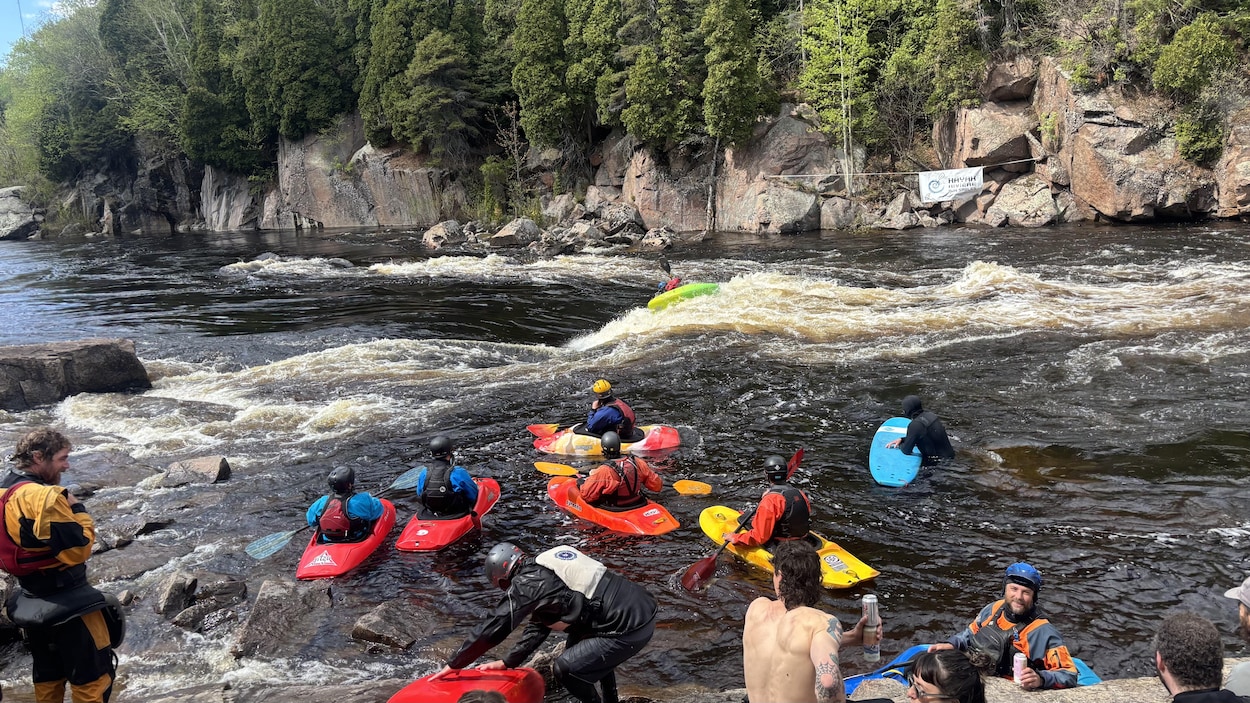 Le kayak acrobatique à l’honneur sur la rivière Chicoutimi