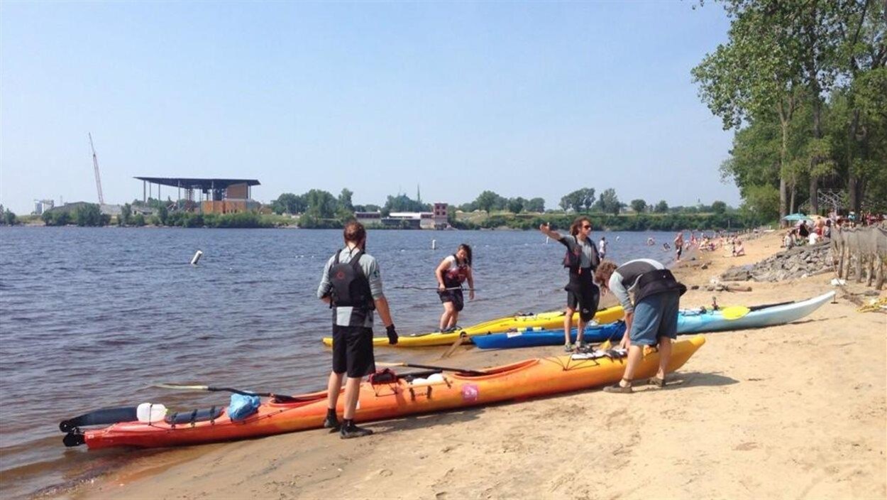 Kayak à l'île Saint-Quentin