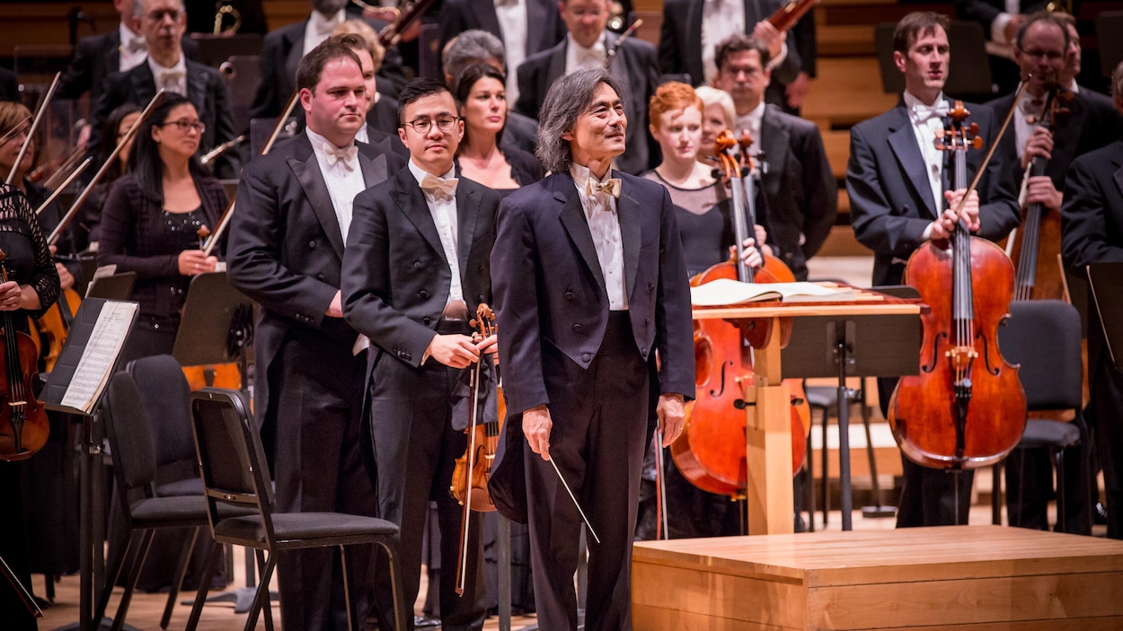 Le chef de l'Orchestre symphonique de Montréal, Kent Nagano Le chef de l'Orchestre symphonique de Montréal, Kent Nagano