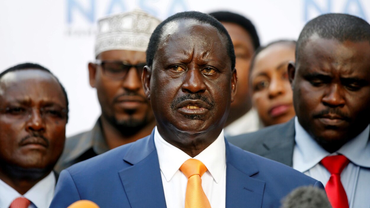 Le leader de l'opposition kényane Raila Odinga