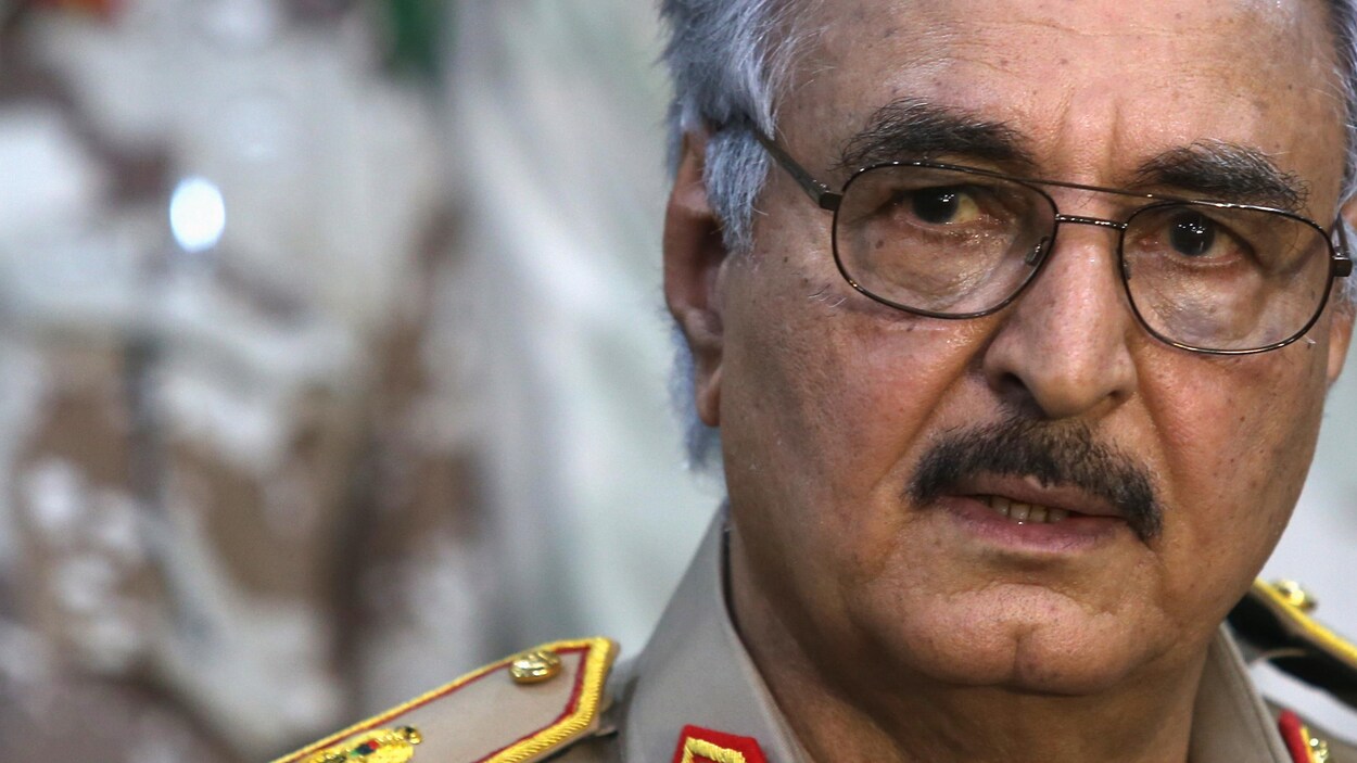 Le général Khalifa Haftar, chef de l'Armée nationale libyenne depuis 2015.