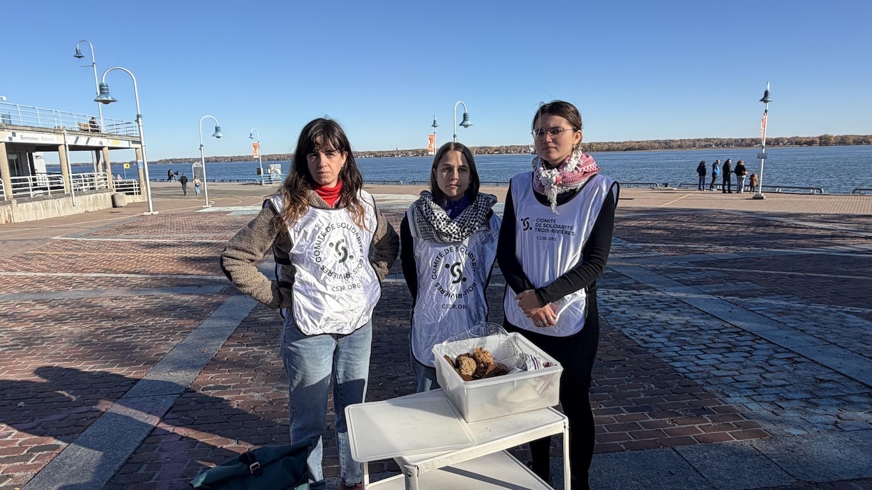 Un kiosque pour la Palestine vandalisé à Trois-Rivières