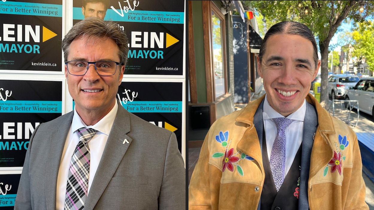 Robert-Falcon Ouellette et Kevin Klein, deux candidats à la mairie qui se  disent Métis | Élections municipales 2022 au Manitoba | Radio-Canada