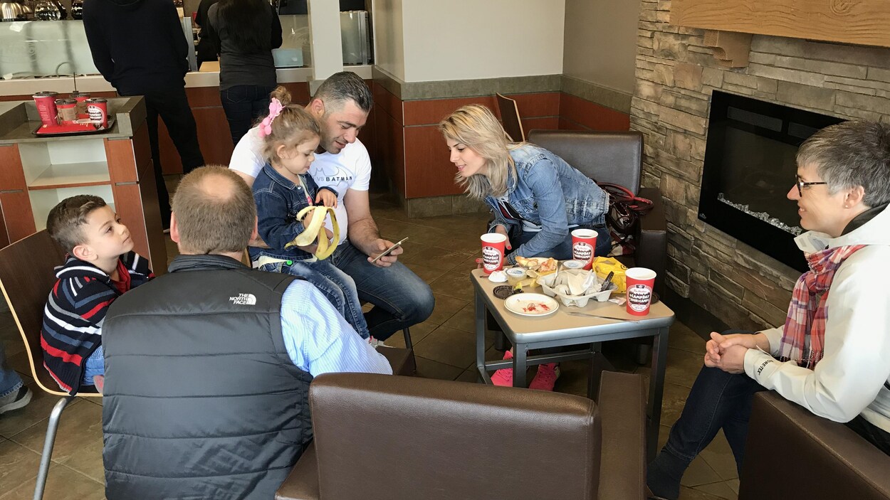 La famille d'origine syrienne est arrivée en Abitibi-Témiscamingue.
La famille d'origine syrienne est arrivée en Abitibi-Témiscamingue.