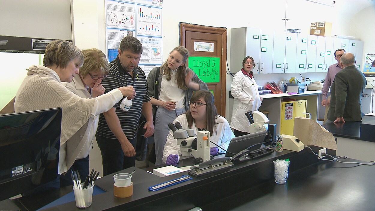 Un des laboratoires où se dérouleront les travaux de recherche à l'Université du Mount Allison.
