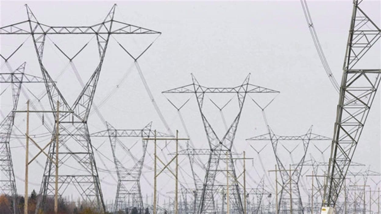 Des pylônes électriques