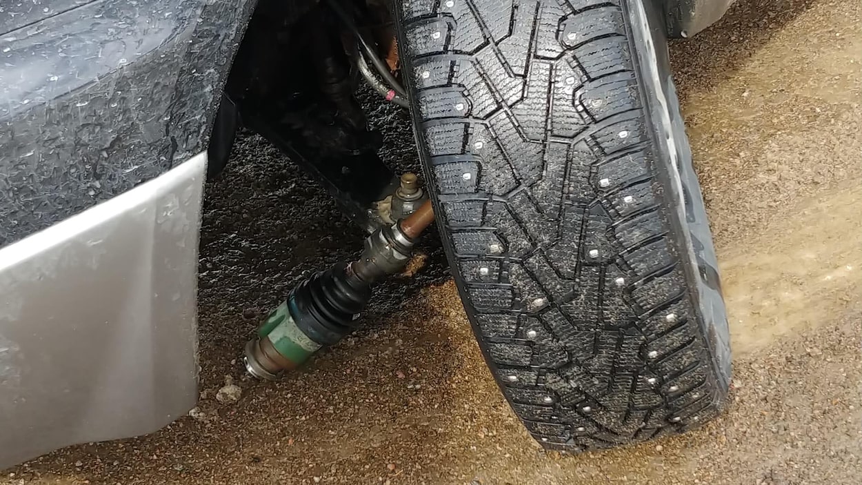 Une roue brisée