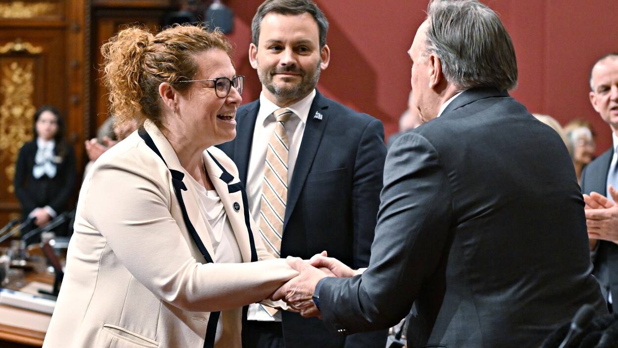 Baptême parlementaire pour la nouvelle députée de Chicoutimi Marie-Karlynn Laflamme