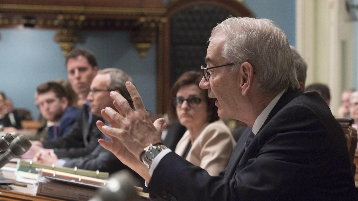 La patron de l'UPAC, Robert Lafrenière, à l'Asemblée nationale