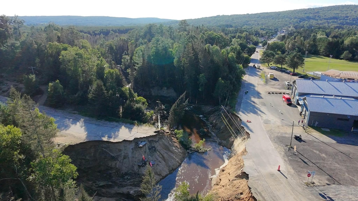 Les fortes pluies font des ravages à L’Ascension, dans les Laurentides