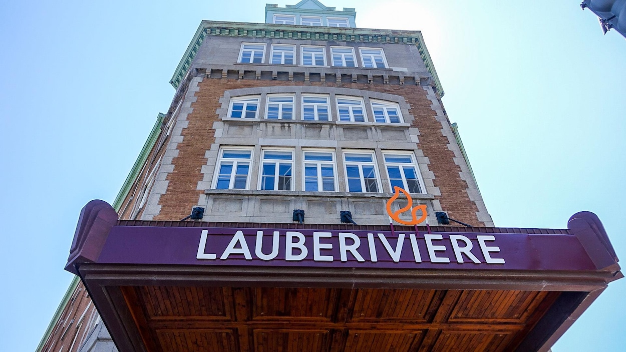 L'édifice de Lauberivière à Québec L'édifice de Lauberivière à Québec