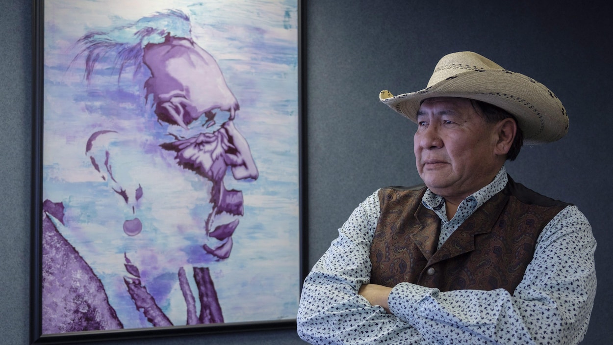 Le chef de la Première Nation Tsuut'ina Lee Crowchild Le chef de la Première Nation Tsuut'ina Lee Crowchild