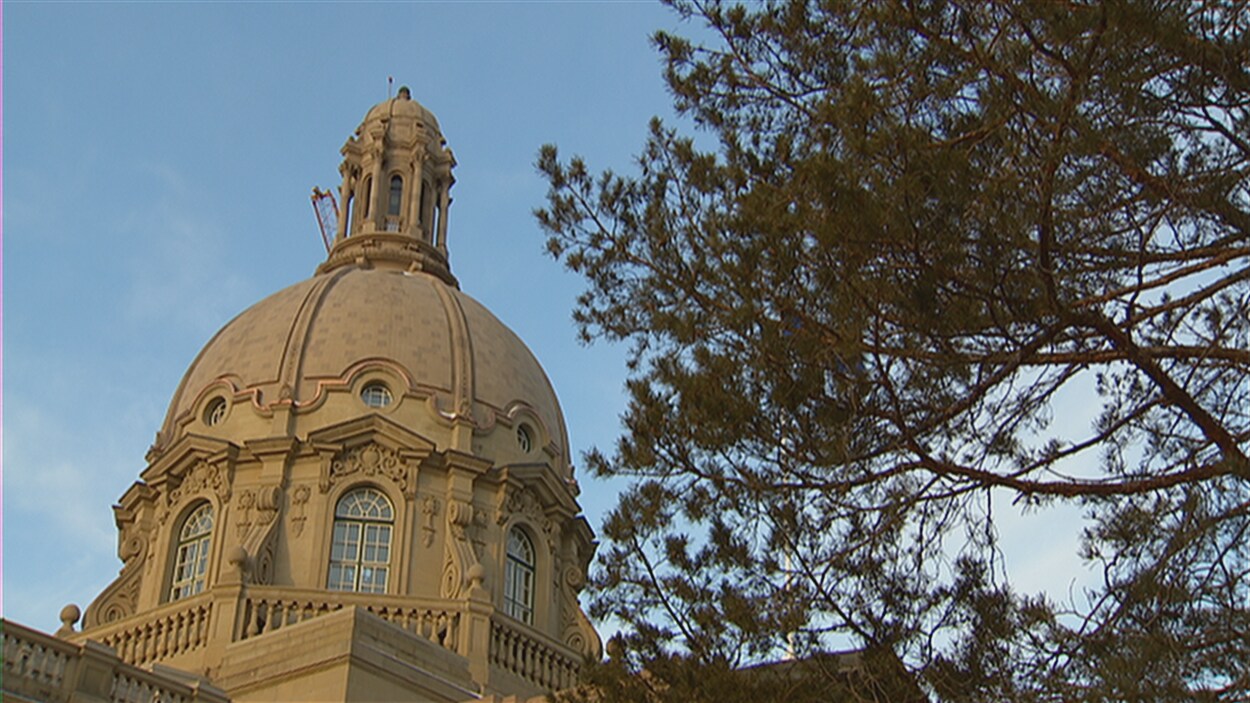 La coupole de la législature albertaine à Edmonton.