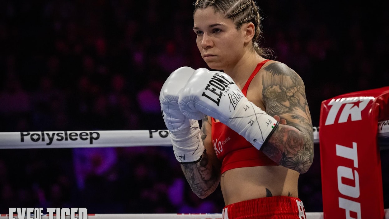 La boxeuse témiscouataine Leïla Beaudoin conserve son titre mondial