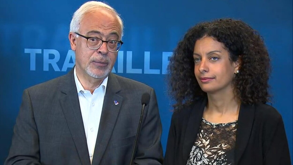 Carlos Leitao et Dominique Anglade. Carlos Leitao et Dominique Anglade.