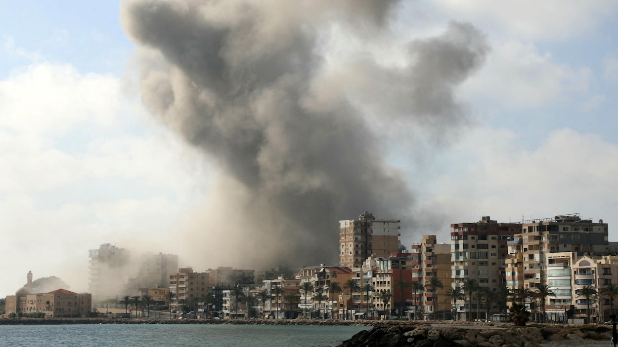 Israël frappe la banlieue sud de Beyrouth, en riposte à des tirs du Hezbollah