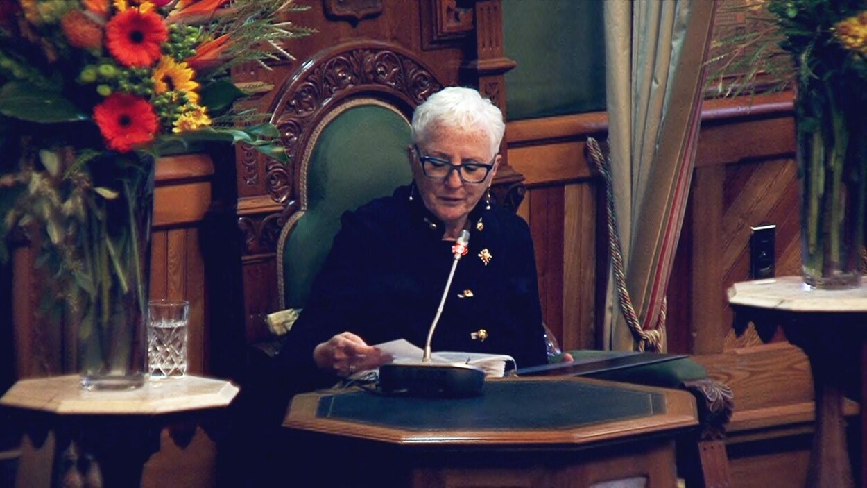 La lieutenante-gouverneure du Nouveau-Brunswick, Brenda Murphy, le 17 novembre 2020.