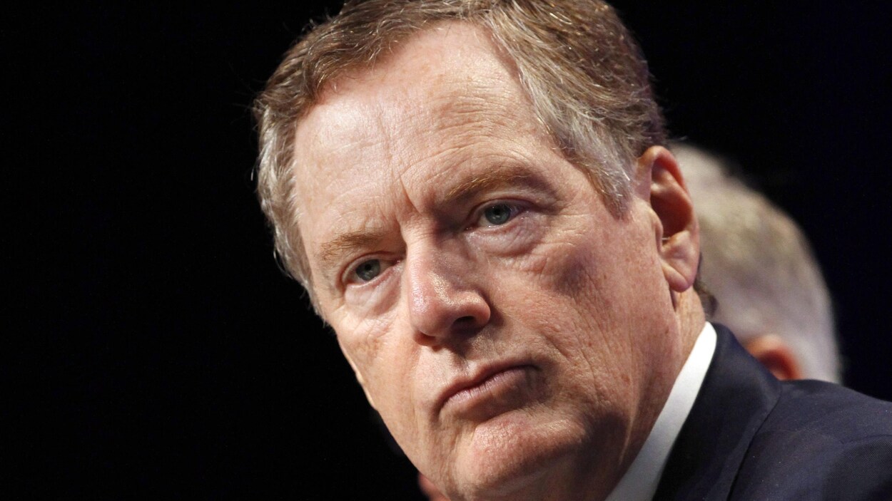 Gros plan de Robert Lighthizer.
