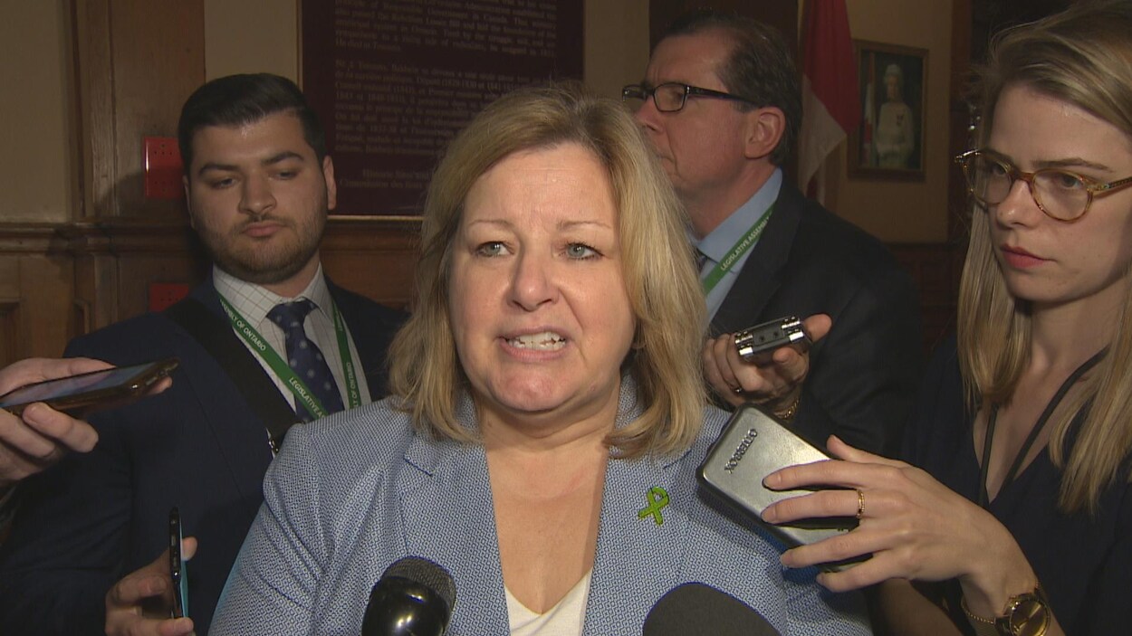 La ministre de l'Éducation Lisa Thompson.