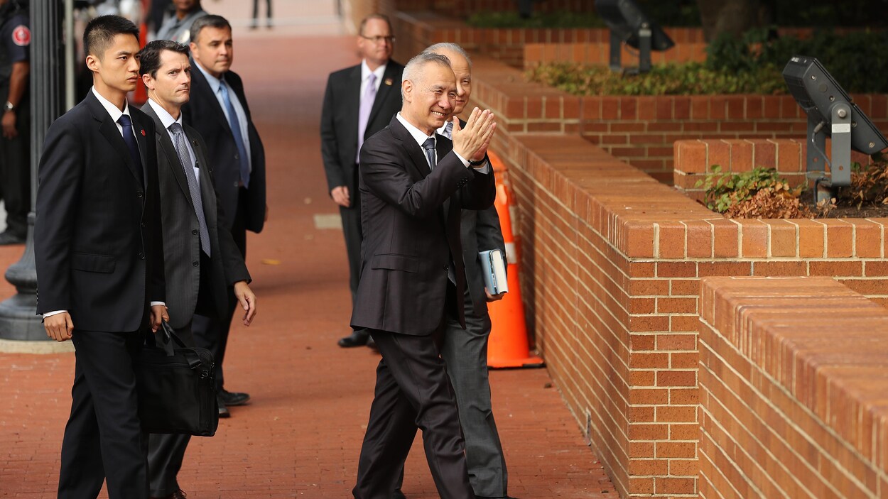 La délégation commerciale chinoise à Washington, le 10 octobre 2019.