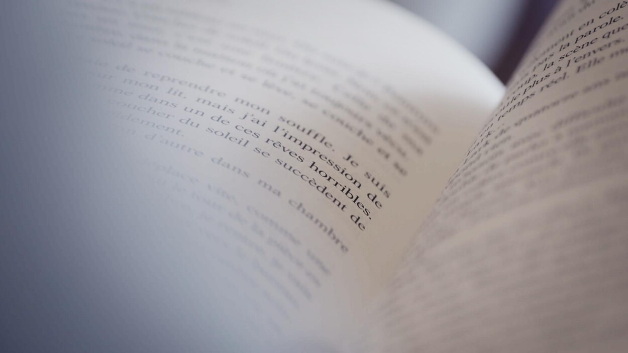 Un livre ouvert.