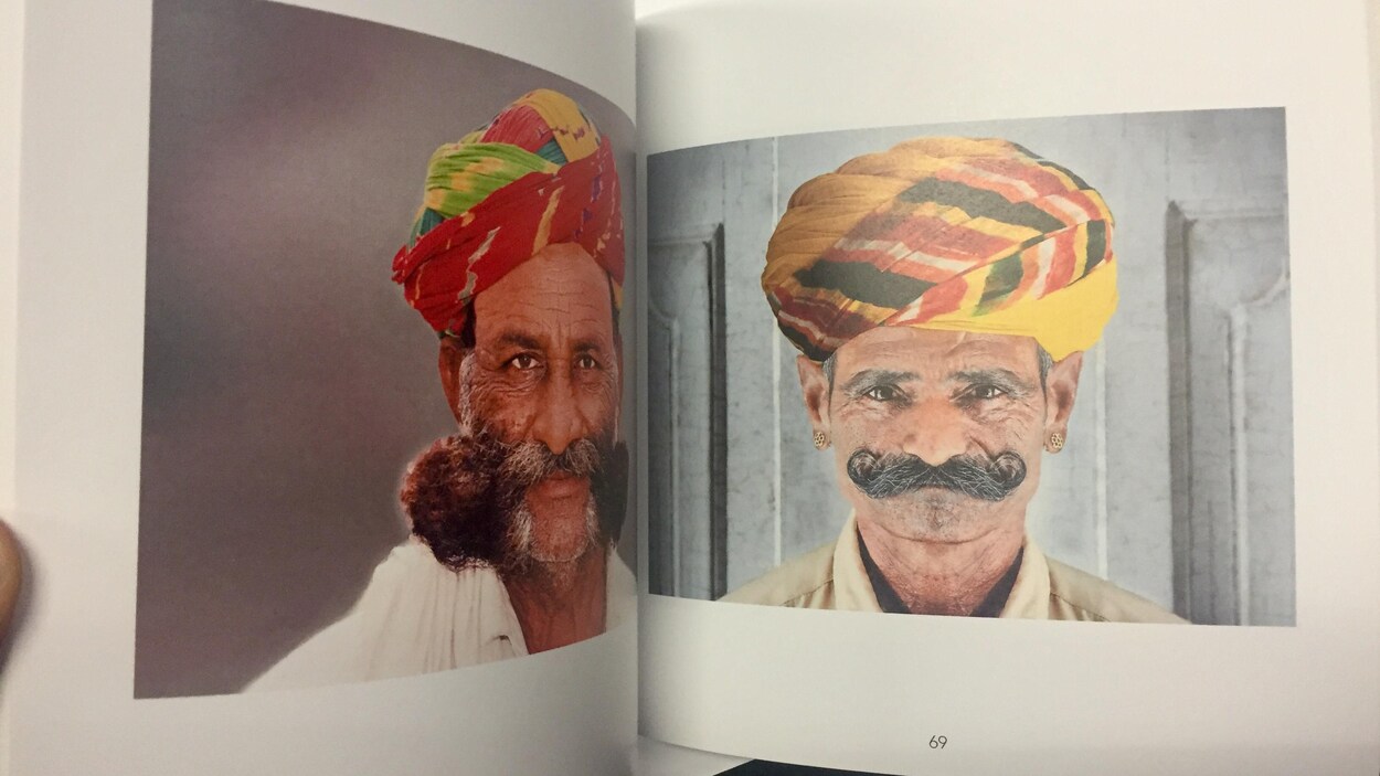 La série de la photographe Rita Labbé s'intitule Ces hommes et leurs turbans. La série de la photographe Rita Labbé s'intitule Ces hommes et leurs turbans.