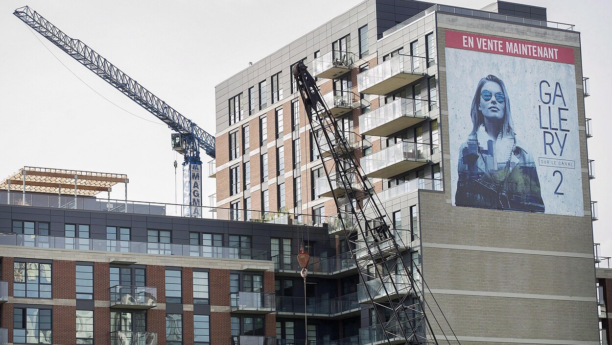 Un projet immobilier dans le quartier montréalais de Griffintown.