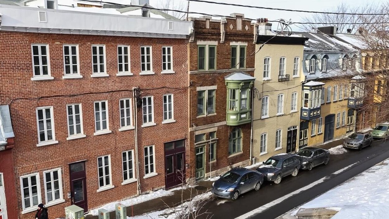 Logements en Haute-Ville de Québec dans le quartier Saint-Jean-Baptiste.