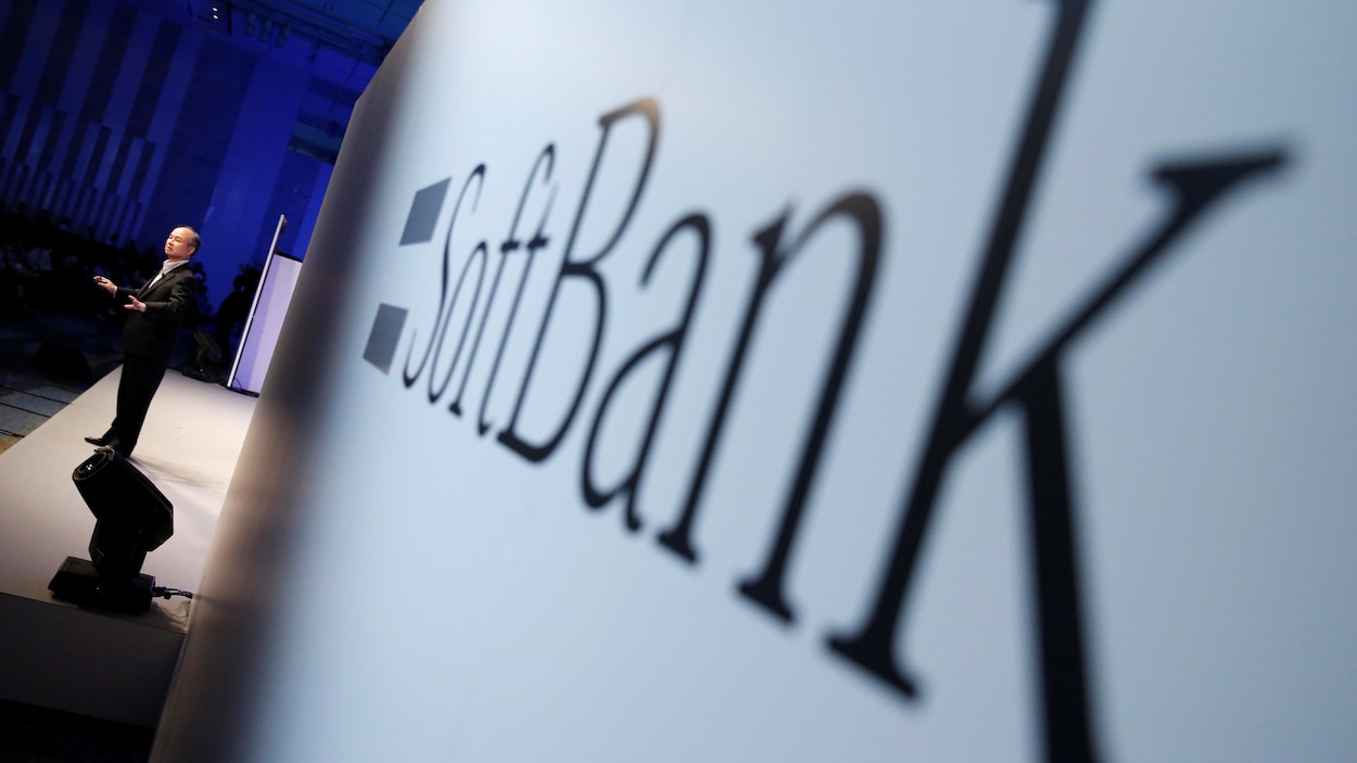 Logo du groupe japonais SoftBank Logo du groupe japonais SoftBank