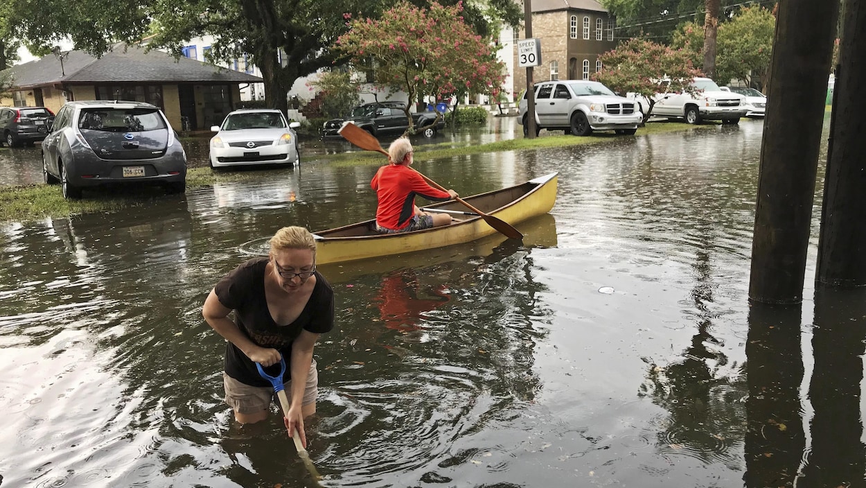 Inondations à La NouvelleOrléans, menacée par un possible ouragan