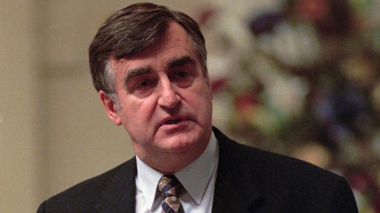 Lucien Bouchard, à l'Assemblée nationale, alors qu'il était premier ministre du Québec.