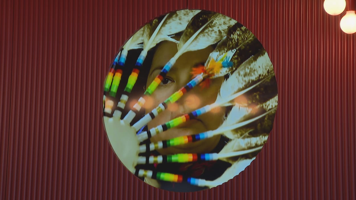 Une oeuvre technologique de l'artiste wendat Ludovic Boney