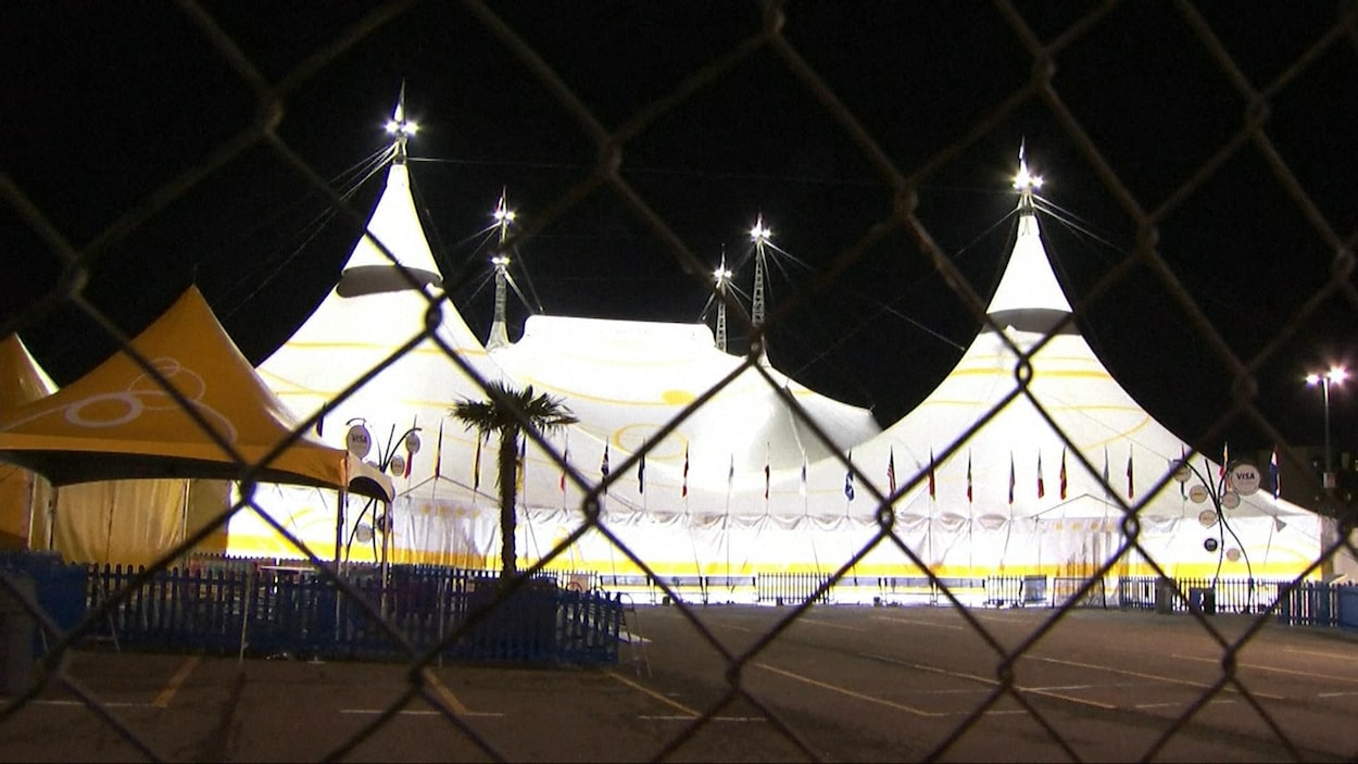 Le chapiteau du Cirque du Soleil à San Francisco
