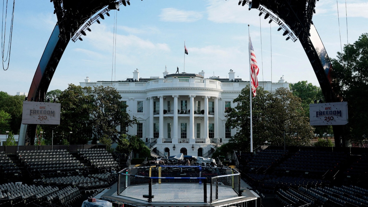 Trump fête ses 80 ans avec un combat en cage à la Maison-Blanche