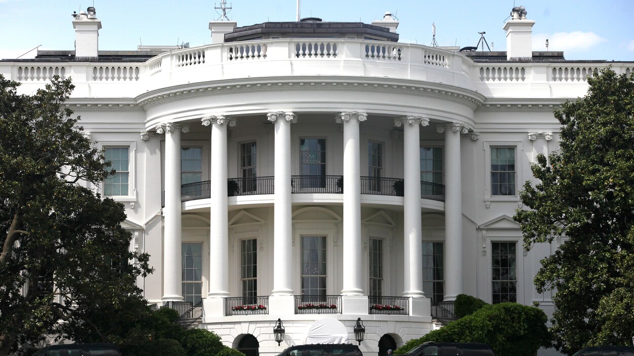 La Maison-Blanche, à Washington. La Maison-Blanche, à Washington.