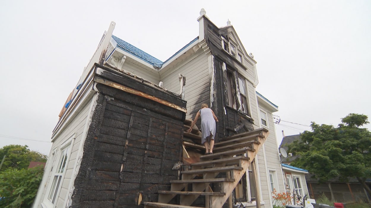 Une maison délabrée soulève des inquiétudes à Baie-des-Hérons