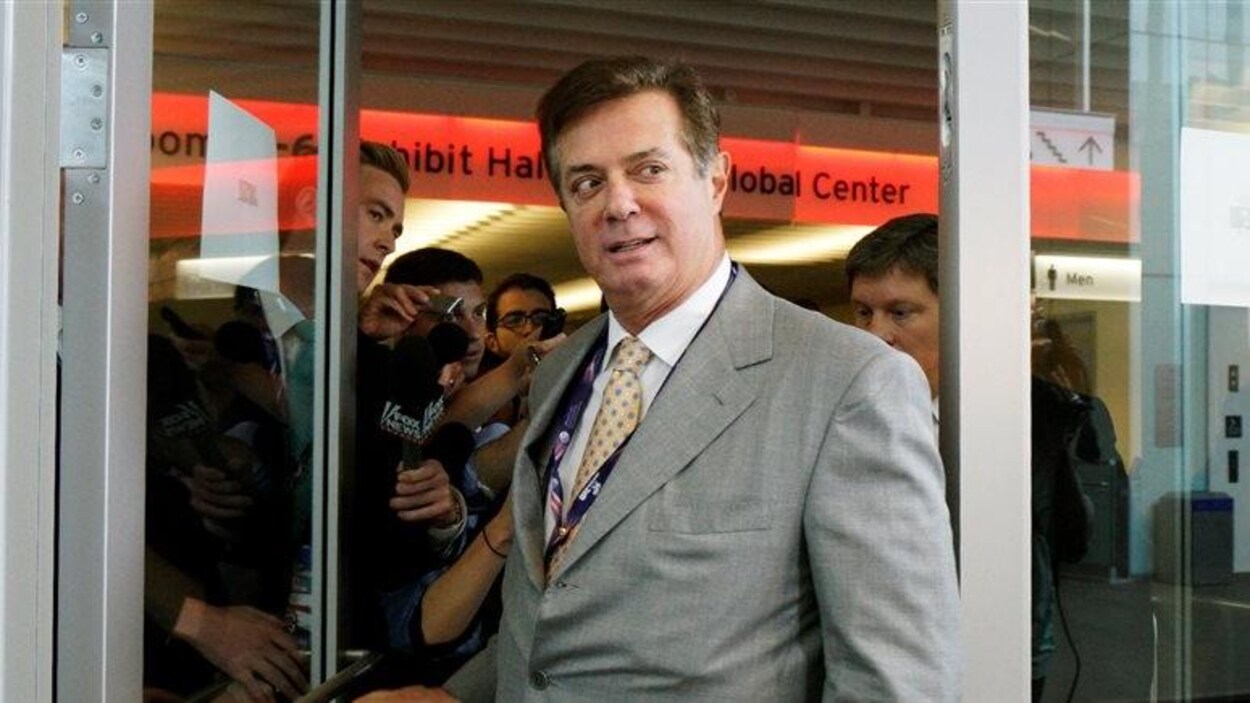 Paul Manafort lors de la convention républicaine à Cleveland en juillet 2016 Paul Manafort lors de la convention républicaine à Cleveland en juillet 2016