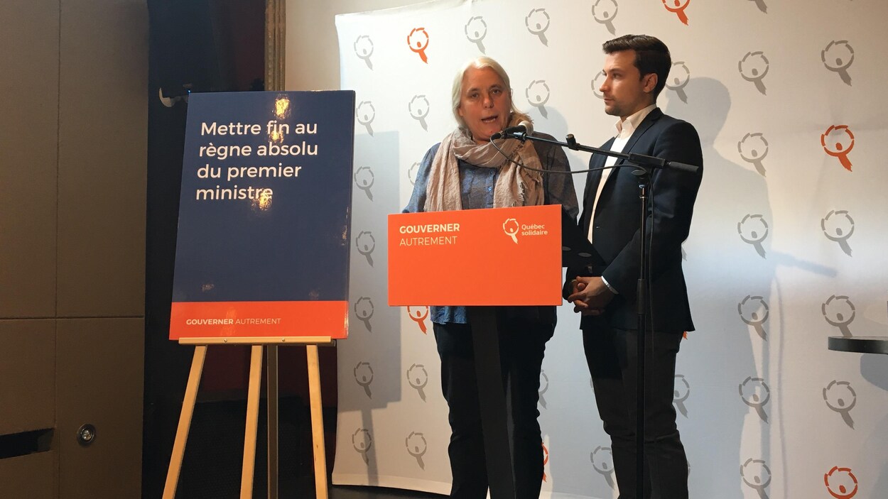 Manon Massé et Gabriel Nadeau-Dubois