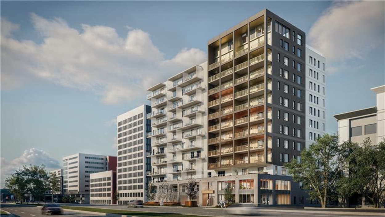 Le restaurant St-Hubert sur Laurier fera place à un immeuble à logements de 12 étages