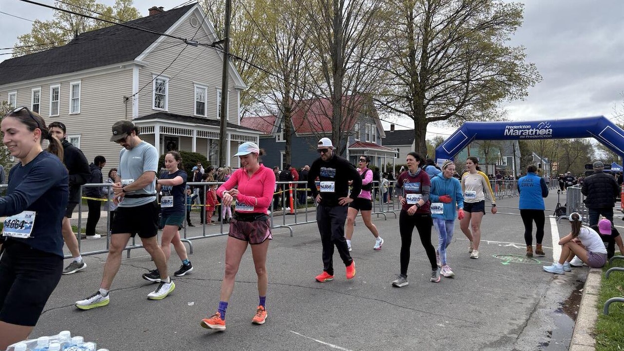 Une participation record au 47e marathon annuel de Fredericton