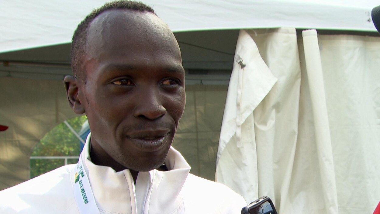 L'athlète kenyan Albert Korir.