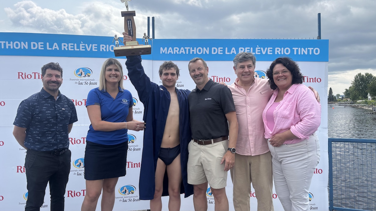 Xavier Lavoie et Roxane Guy remportent le Marathon de la relève à Roberval