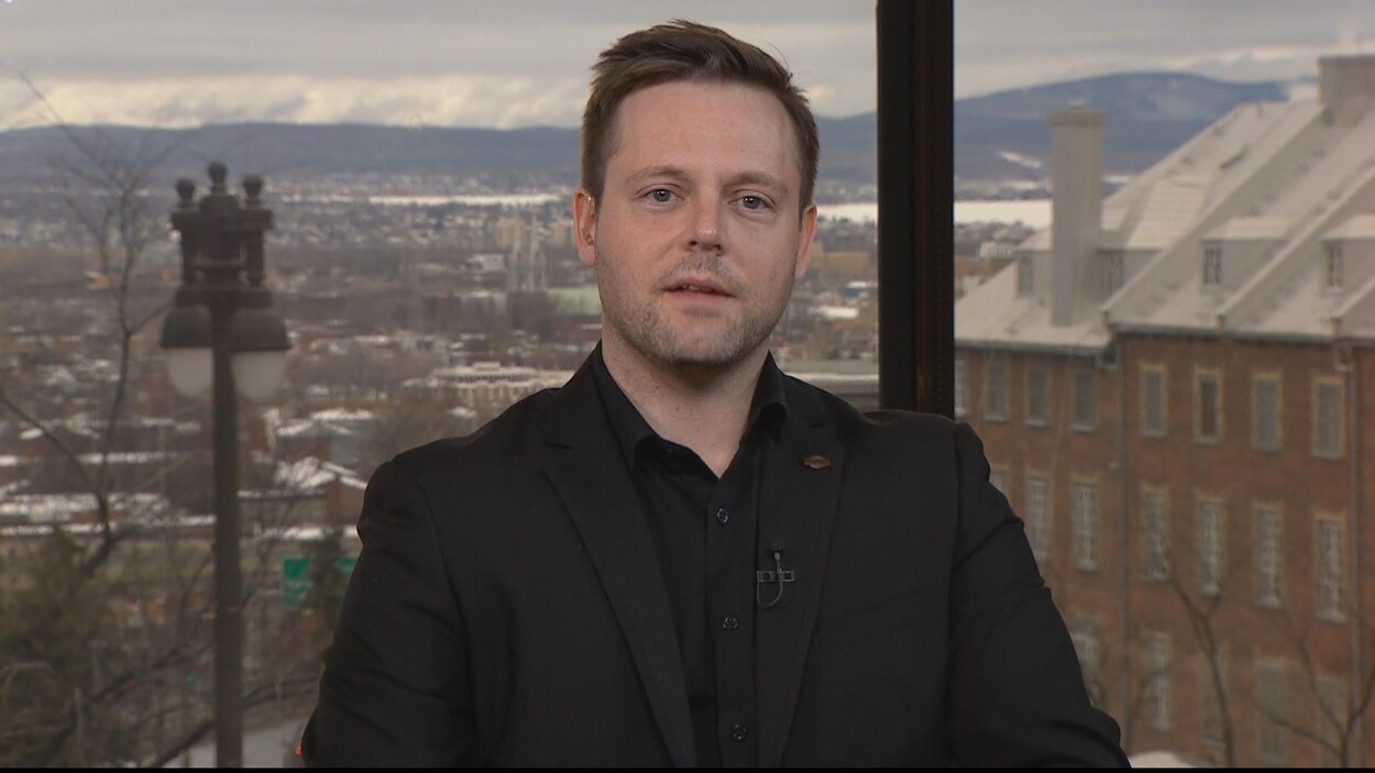 Marc-André Martin, président de l'Association professionnelle des ingénieurs du gouvernement du Québec
