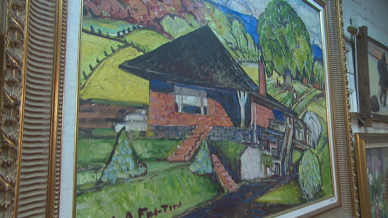 Un tableau de Marc-Aurèle Fortin