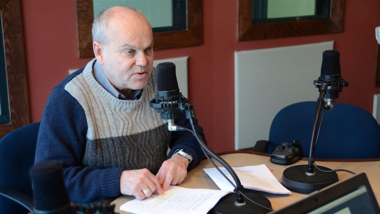 L'avocat et ex-député bloquiste Marc Lemay dans nos studios de Rouyn-Noranda.
